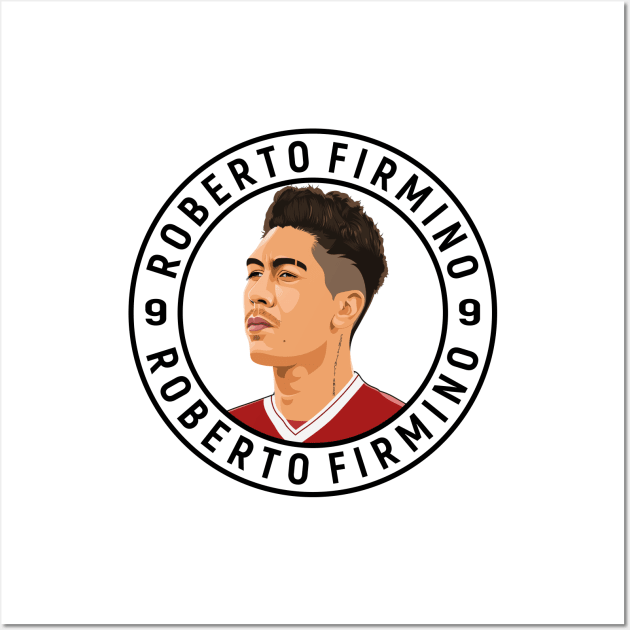 Bobby Firmino RF9 Wall Art by Ades_194